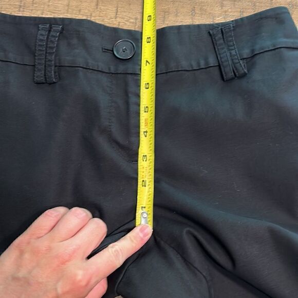 (3/$15) Loft stretch capris size 2 petite. Black - Picture 8 of 9